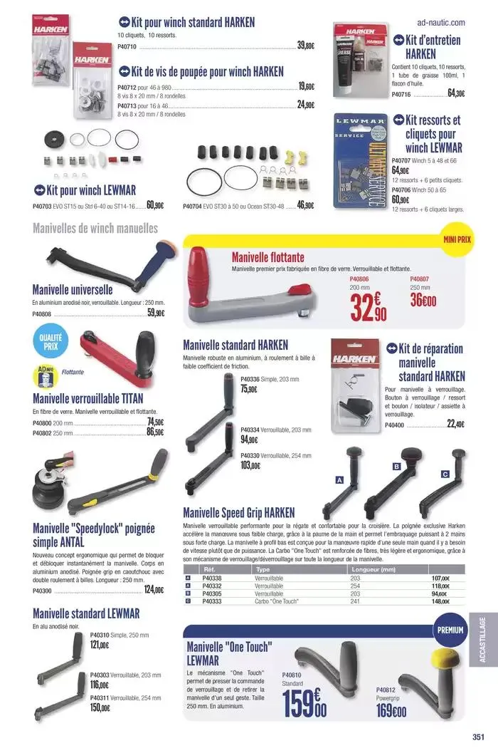 Catalogue Accastillage Diffusion 2025 du 1 janvier au 31 décembre 2025 - Catalogue page 353