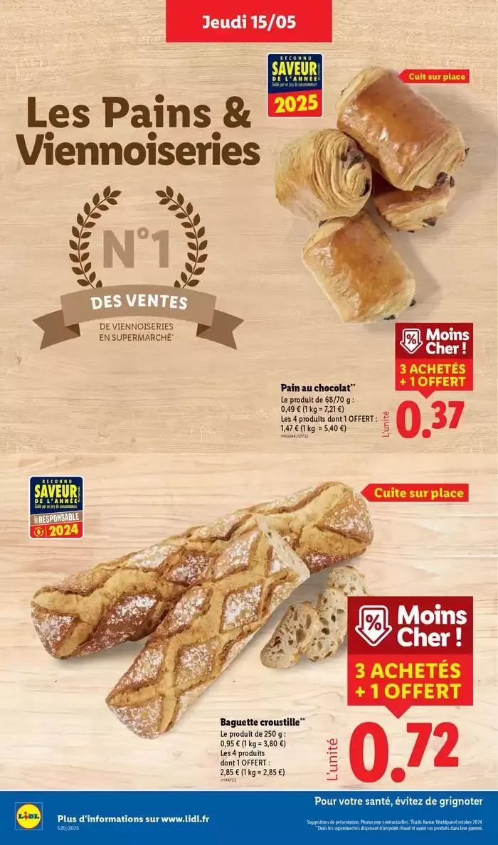 Profitez d'une large sélection de produits à prix réduits chez Lidl ! du 15 mai au 21 mai 2025 - Catalogue page 8