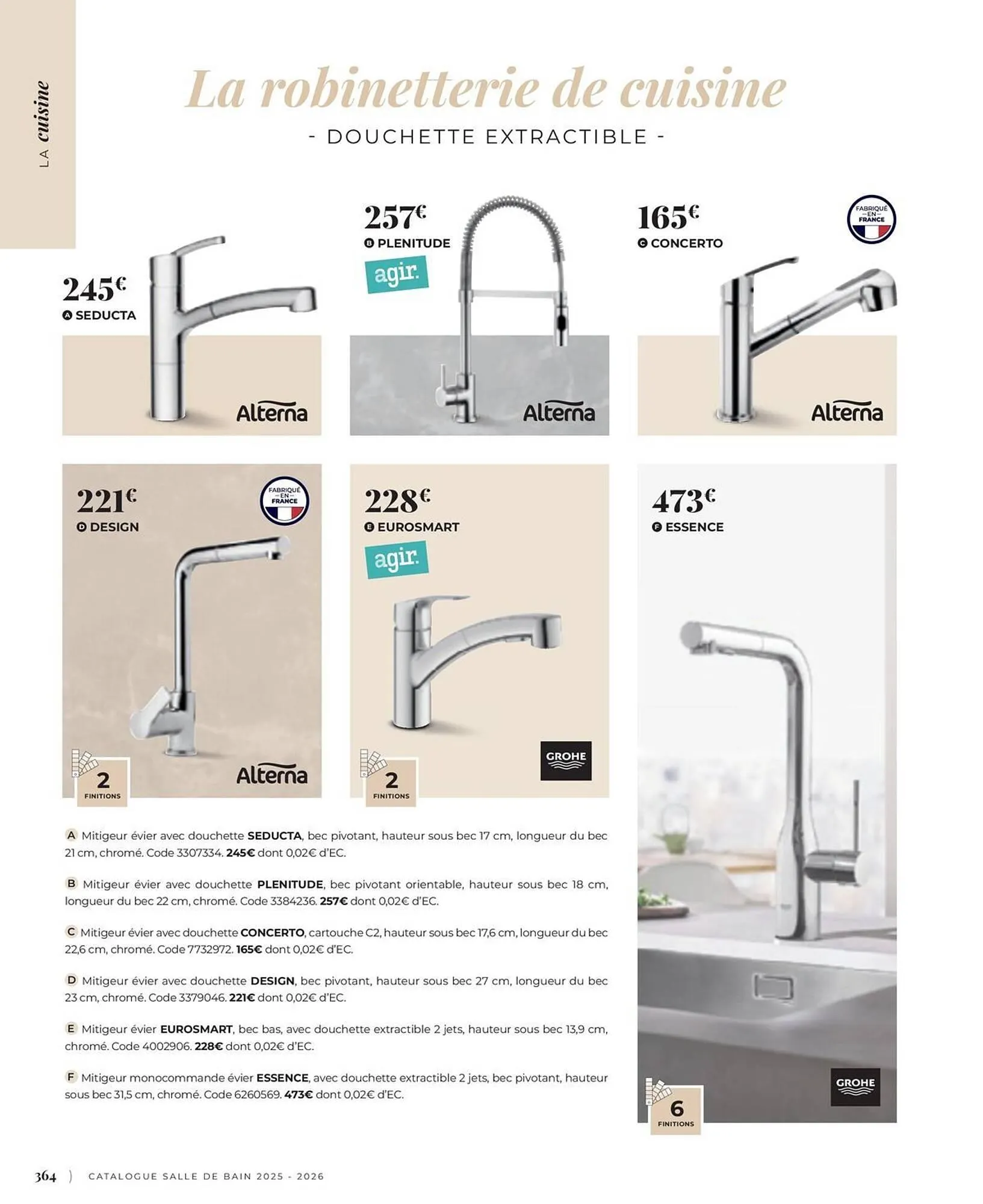 Catalogue Cedeo du 3 juin au 31 décembre 2025 - Catalogue page 364