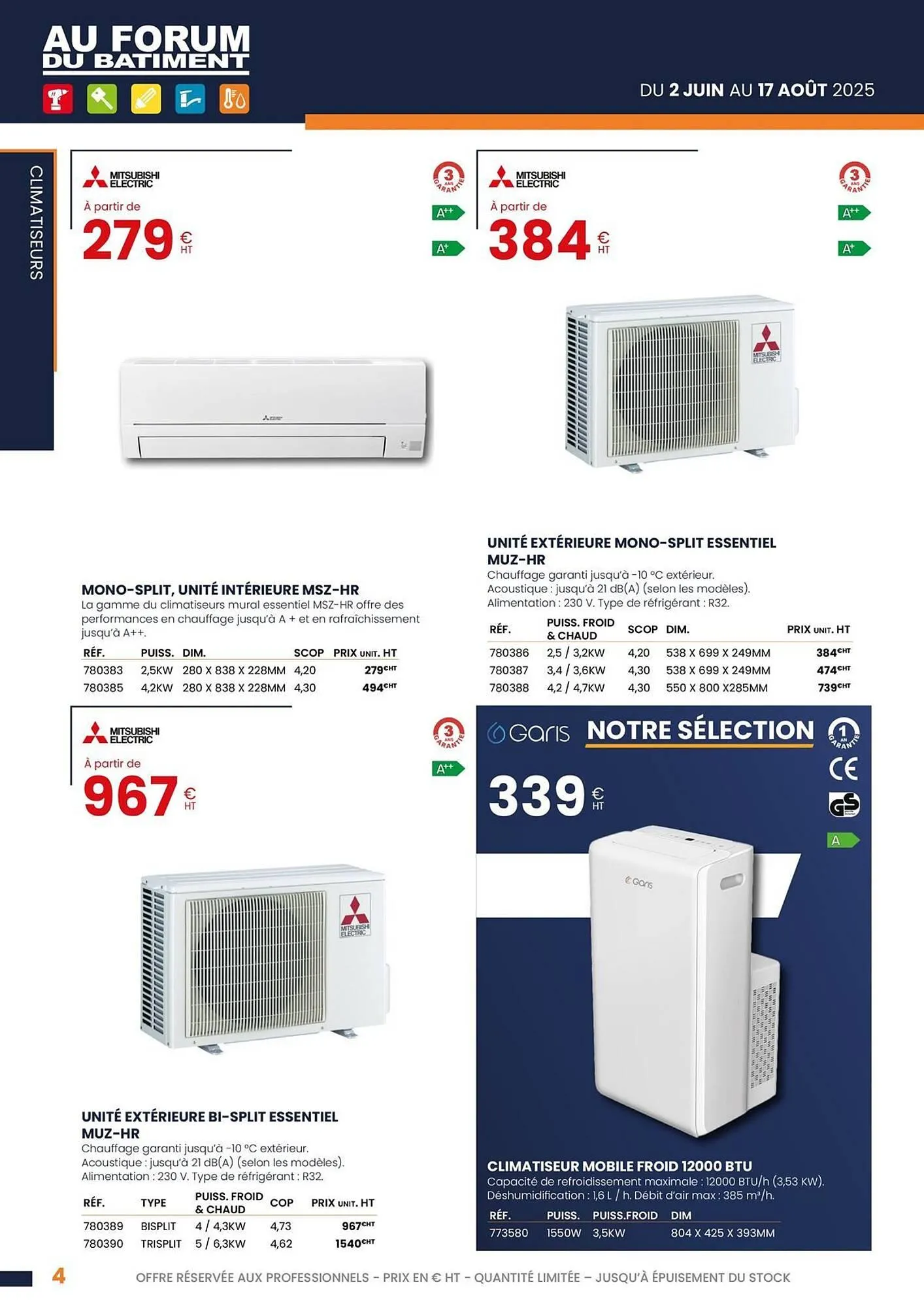 Catalogue Au Forum du Bâtiment du 3 juin au 17 août 2025 - Catalogue page 4