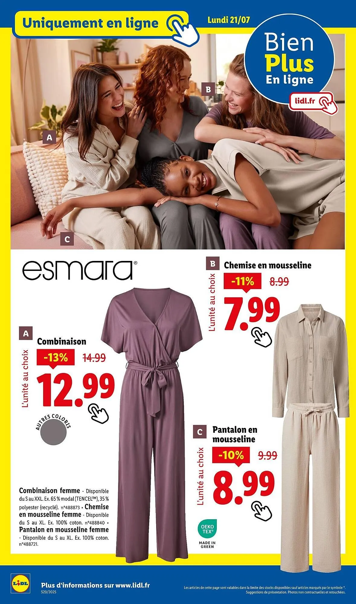 Catalogue Lidl du 17 juillet au 21 juillet 2025 - Catalogue page 50