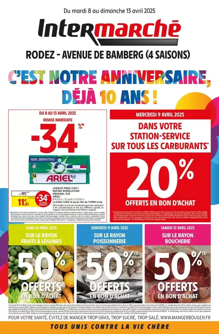 PROS LOCAL - PDV 11233 - RODEZ - AV. BAMBERG du 8 avril au 13 avril 2025 - Catalogue page 1