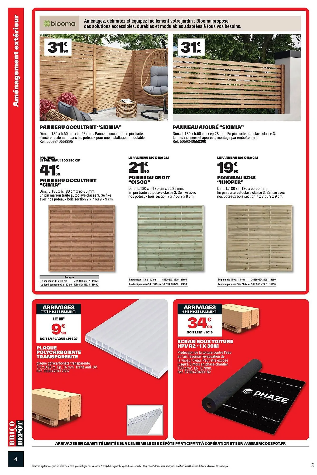 Catalogue Brico Dépôt du 27 mars au 9 avril 2026 - Catalogue page 4