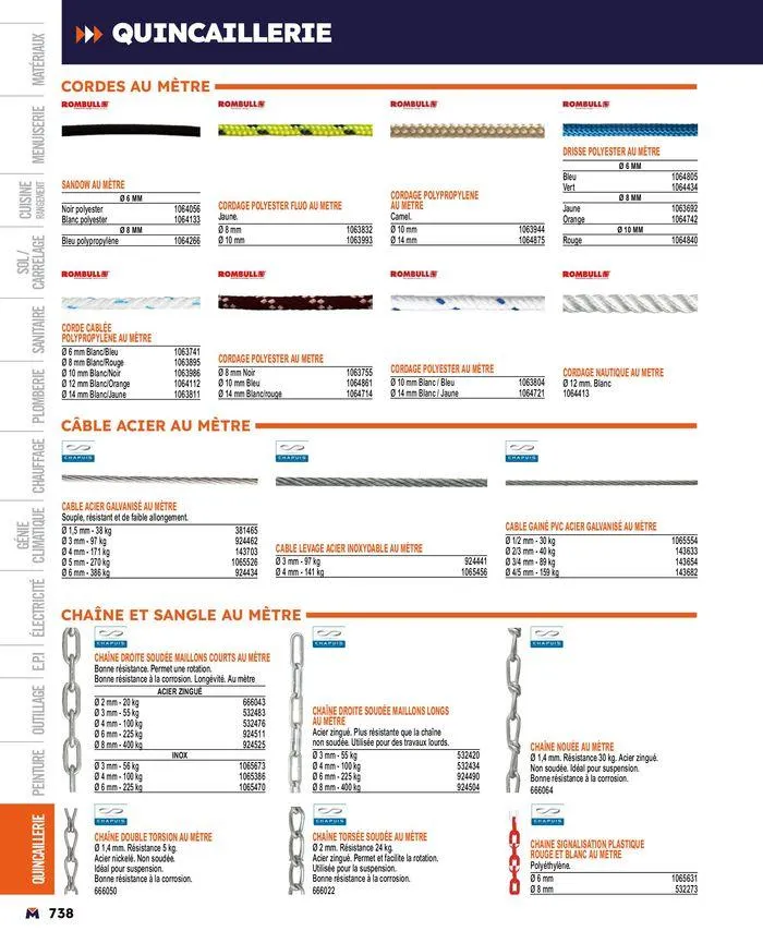 Guide produits 2024 du 15 mars au 31 décembre 2024 - Catalogue page 738