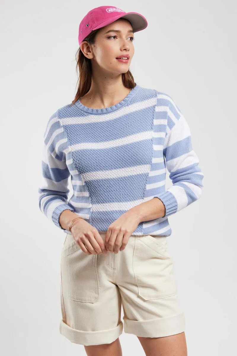 Pull maille fantaisie - coton