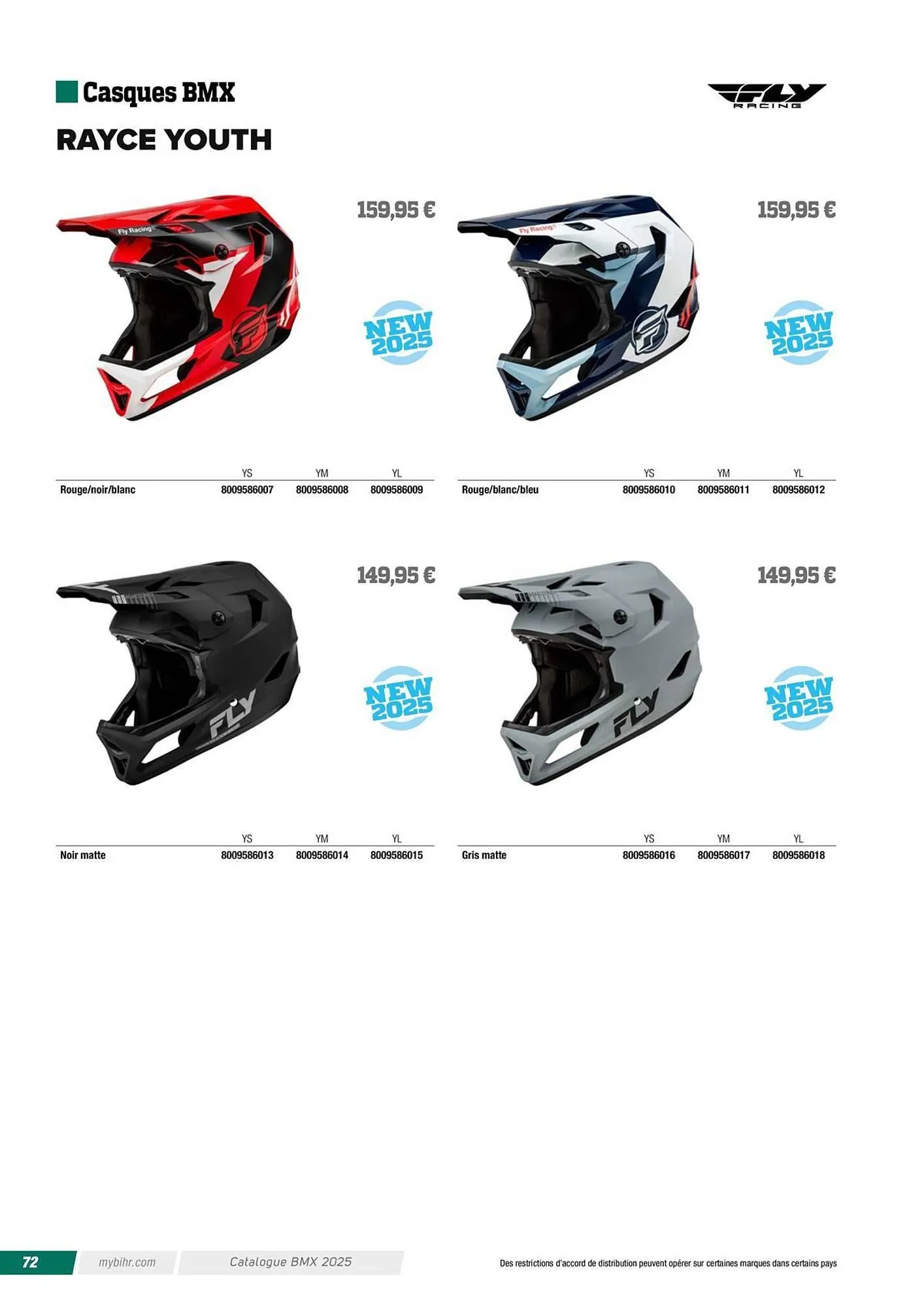 Catalogue Bihr du 12 avril au 31 décembre 2025 - Catalogue page 72