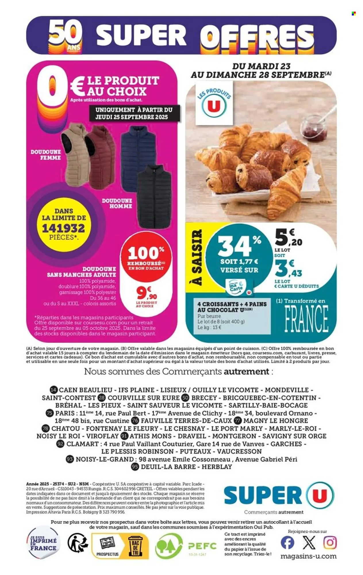 Catalogue Super U du 23 septembre au 5 octobre 2025 - Catalogue page 32