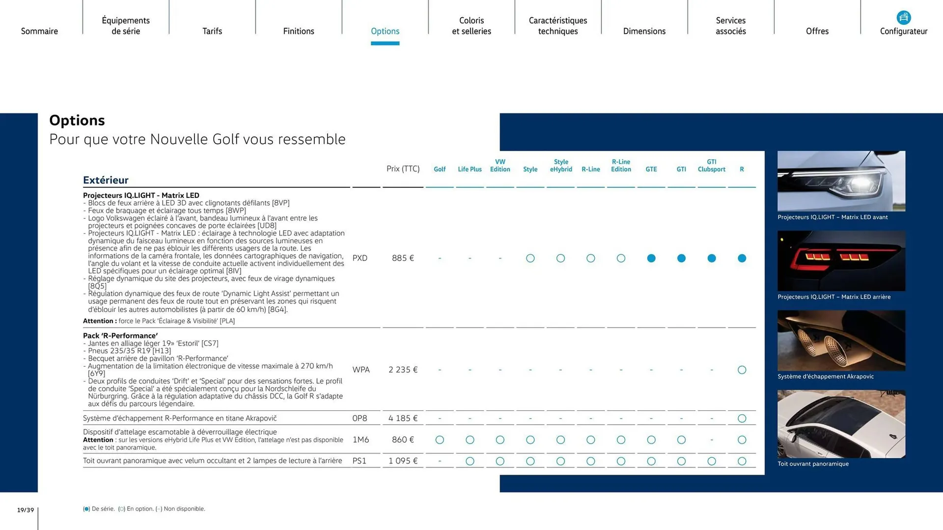 Catalogue Volkswagen du 16 mai au 31 décembre 2025 - Catalogue page 19