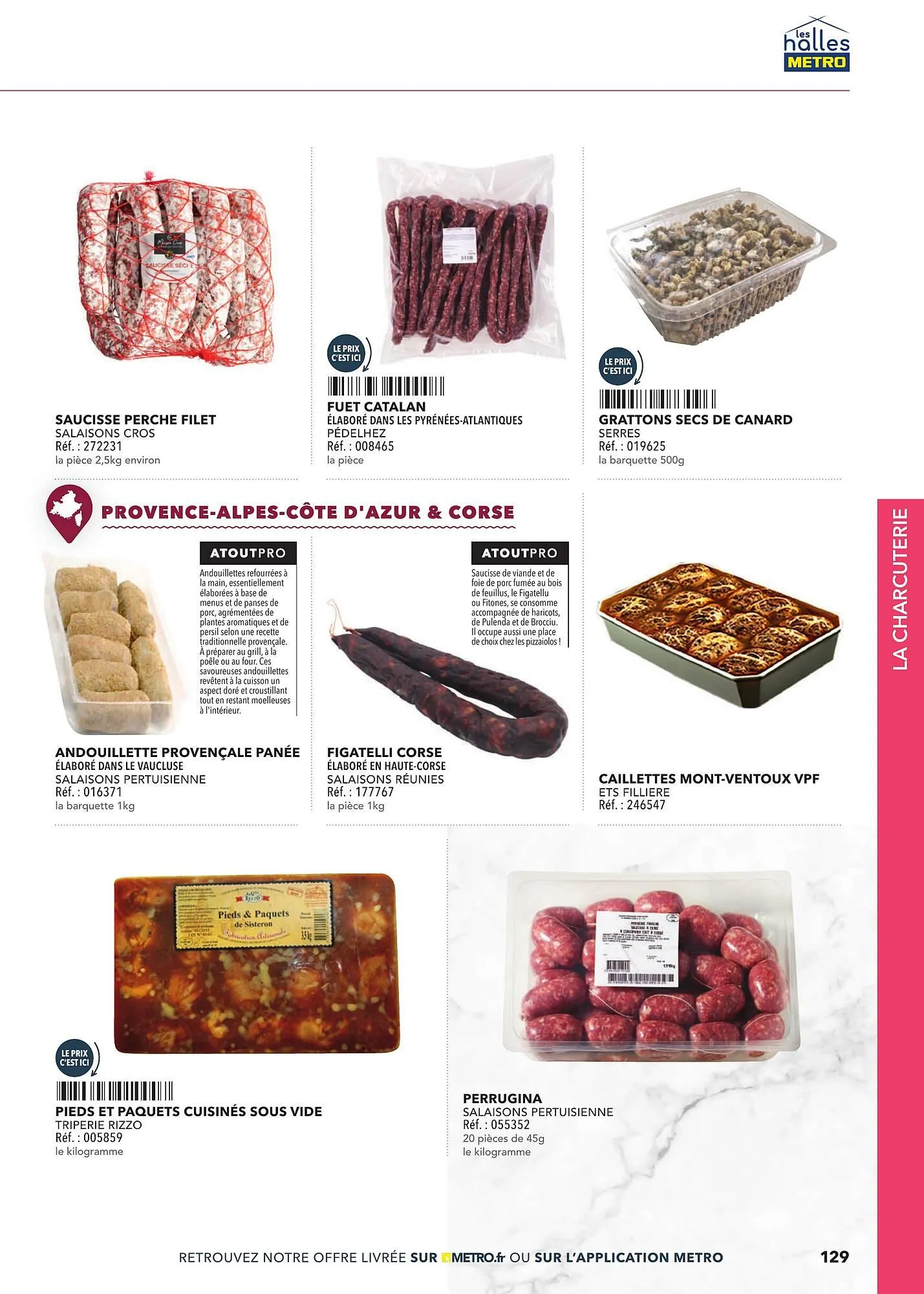 Catalogue METRO du 2 mars au 31 décembre 2025 - Catalogue page 129