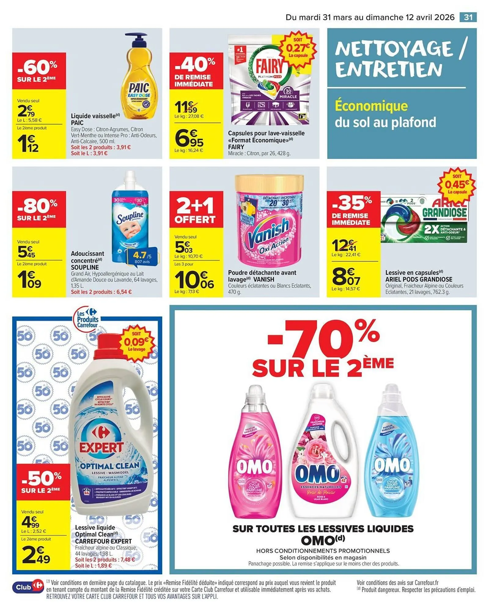 Catalogue Carrefour Market du 31 mars au 12 avril 2026 - Catalogue page 33
