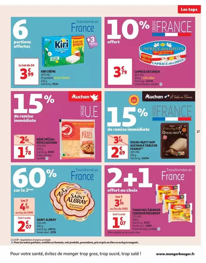 Des prix aussi bas, c'est le top du 29 avril au 11 mai 2025 - Catalogue page 17