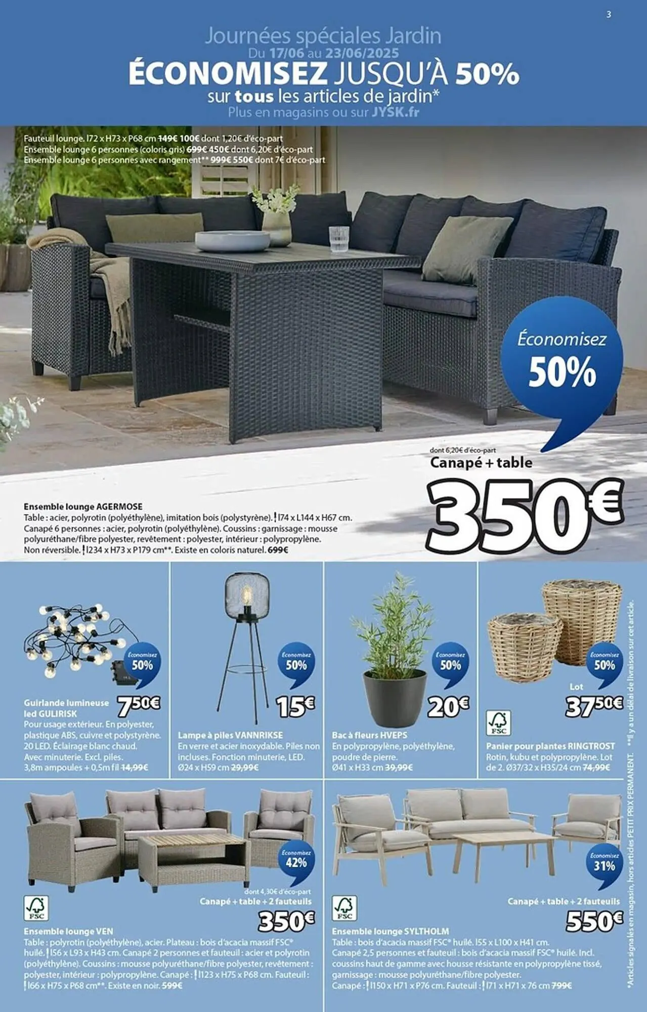 Catalogue JYSK du 17 juin au 21 juillet 2025 - Catalogue page 3