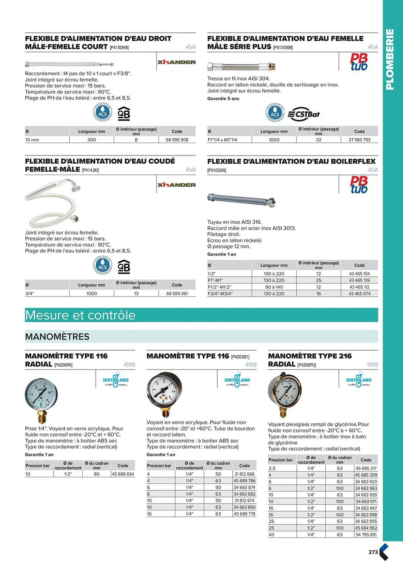 Catalogue Prolians du 2 octobre au 31 décembre 2025 - Catalogue page 273