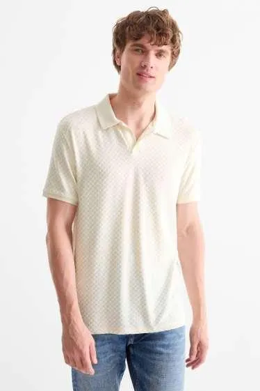 Polo shirt - regular fit - textured