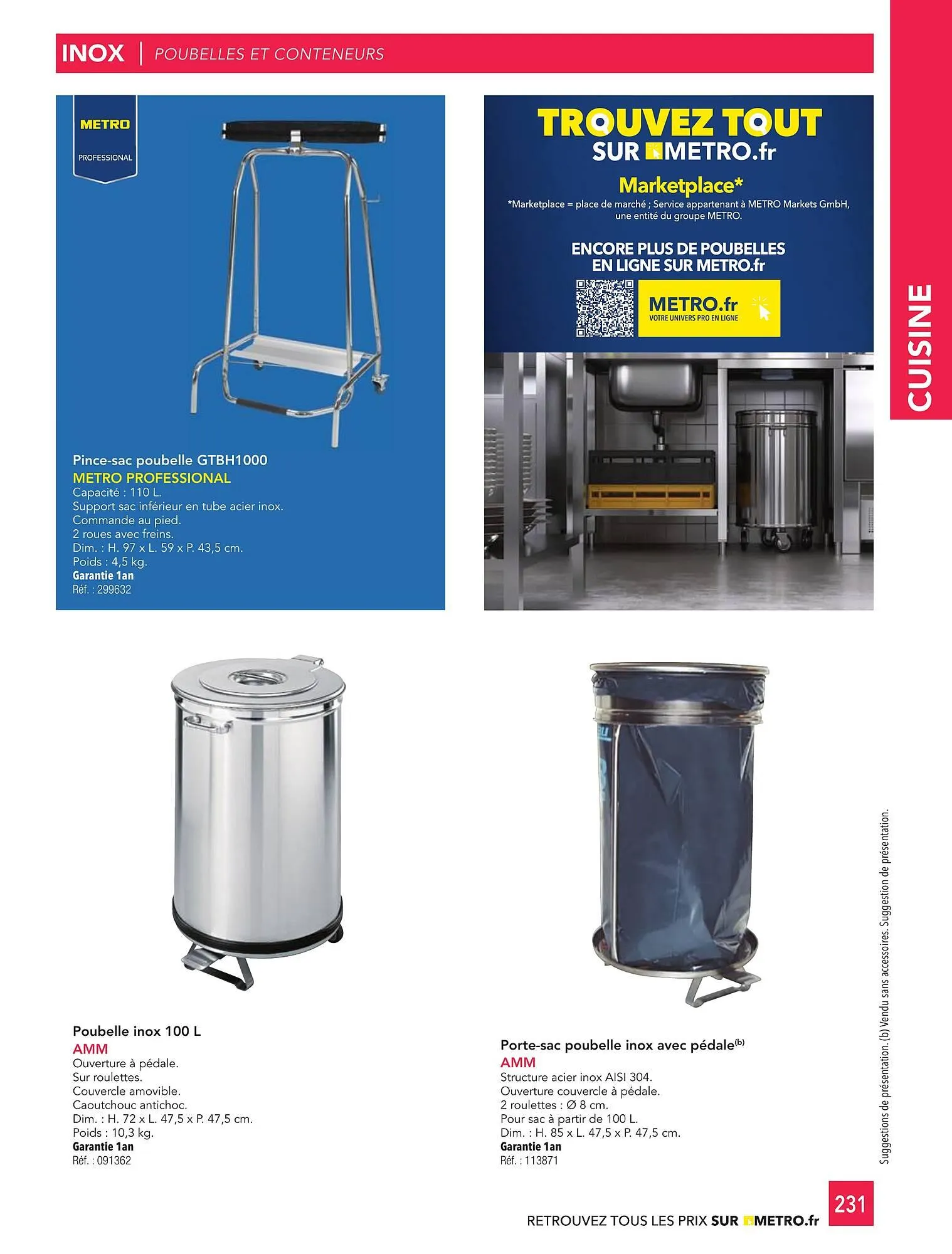 Catalogue METRO du 1 janvier au 31 décembre 2026 - Catalogue page 231