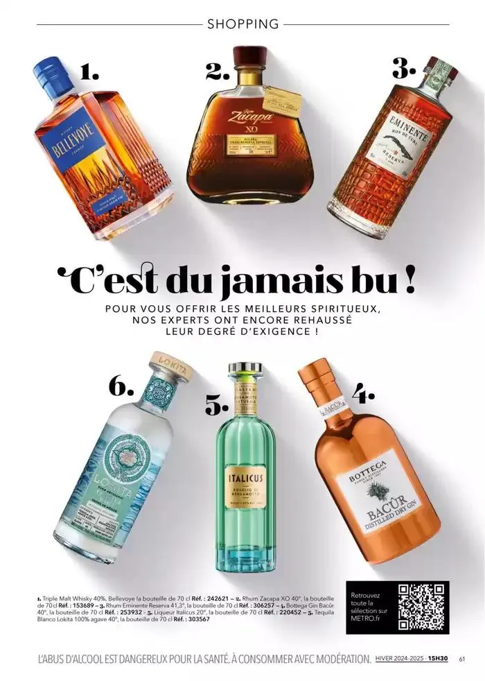 Metro Magazine 15h30 N°12 du 16 décembre au 30 avril 2025 - Catalogue page 57