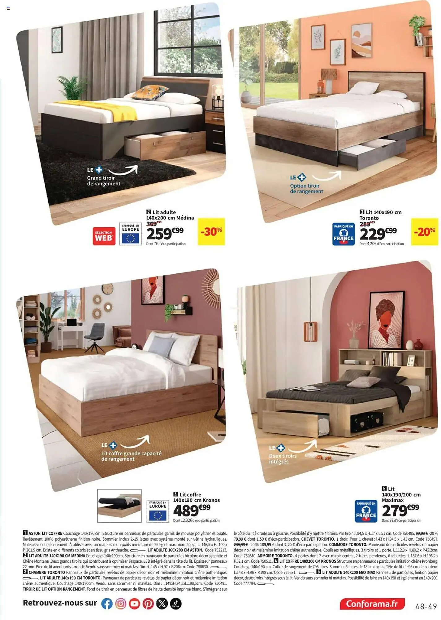 Catalogue Conforama du 10 juin au 31 décembre 2025 - Catalogue page 49