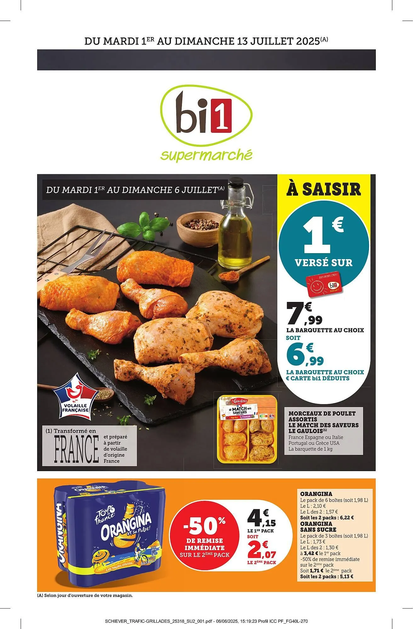 Catalogue Bi1 du 1 juillet au 13 juillet 2025 - Catalogue page 1