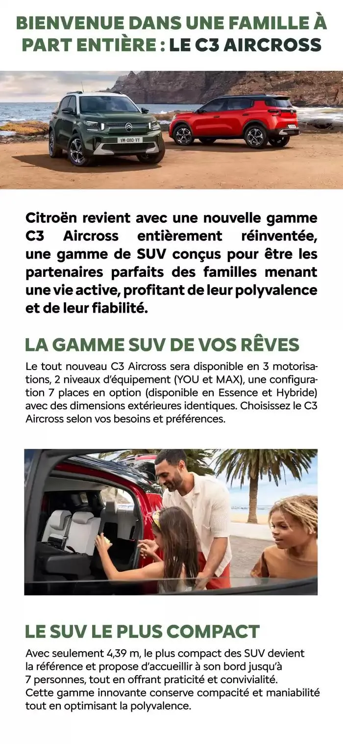 Citroën Nouveau ë-C3 Aircross C-BOOK du 15 janvier au 15 janvier 2026 - Catalogue page 5