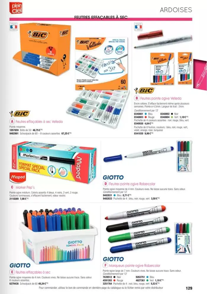 Écoles et loisirs 2025 du 1 janvier au 31 décembre 2025 - Catalogue page 129