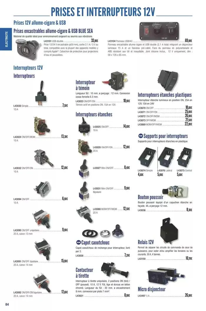 Catalogue Accastillage Diffusion 2025 du 1 janvier au 31 décembre 2025 - Catalogue page 86