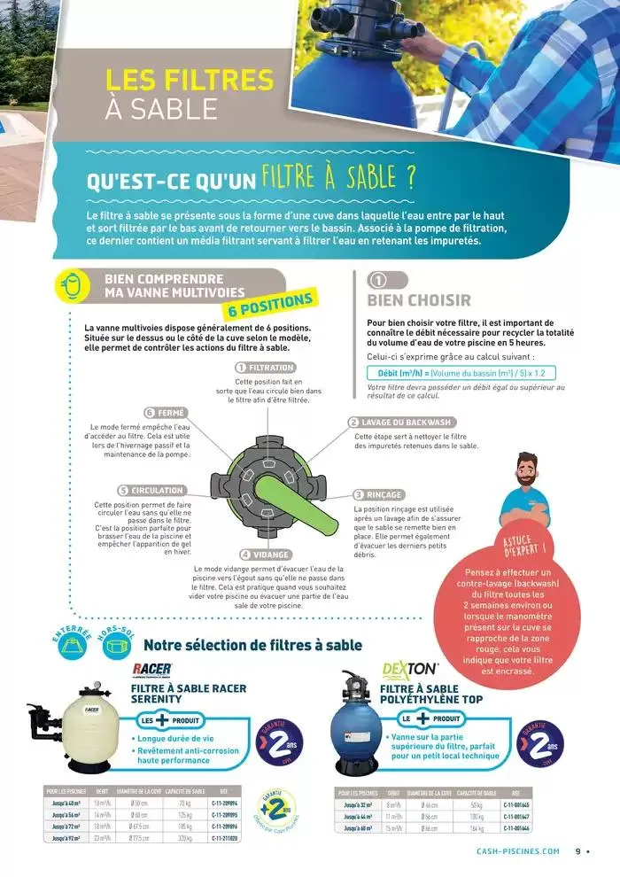 LE GUIDE ÉQUIPER SA PISCINE du 22 avril au 31 août 2025 - Catalogue page 9