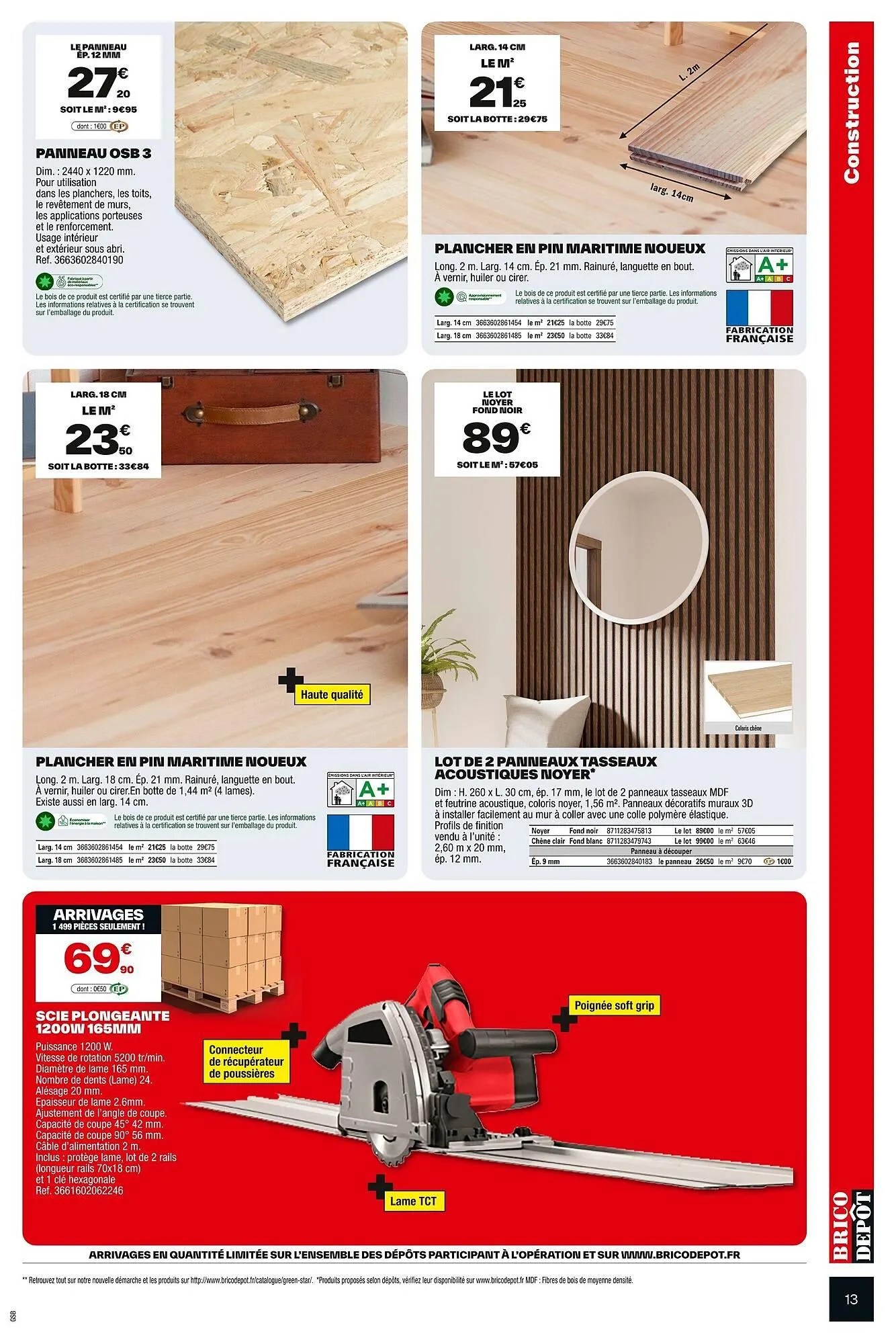 Catalogue Brico Dépôt du 1 août au 14 août 2025 - Catalogue page 13