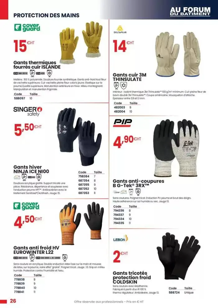 Automne - Hiver 2024 du 1 novembre au 30 mars 2025 - Catalogue page 26