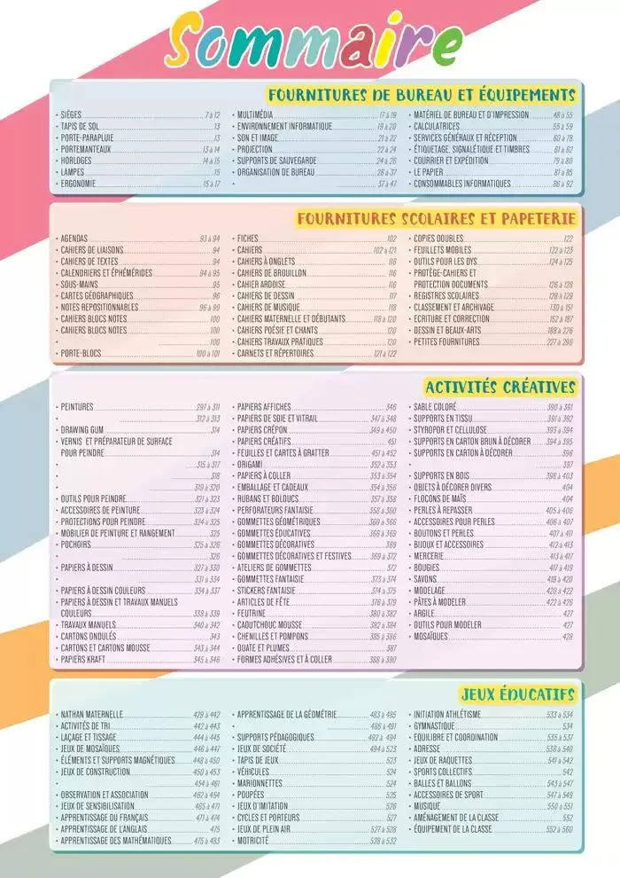 Nos Catalogues Thématiques du 1 janvier au 31 décembre 2025 - Catalogue page 3
