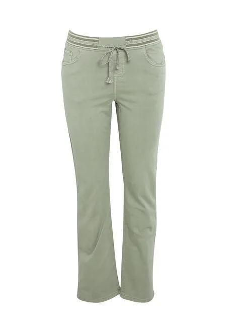 Jegging droit en coton