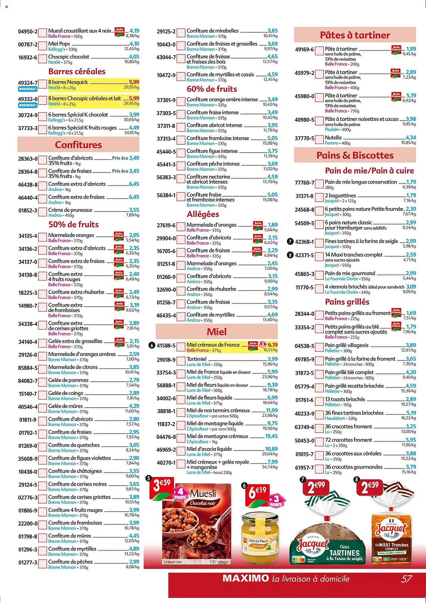 Catalogue Maximo du 24 octobre au 23 novembre 2025 - Catalogue page 57
