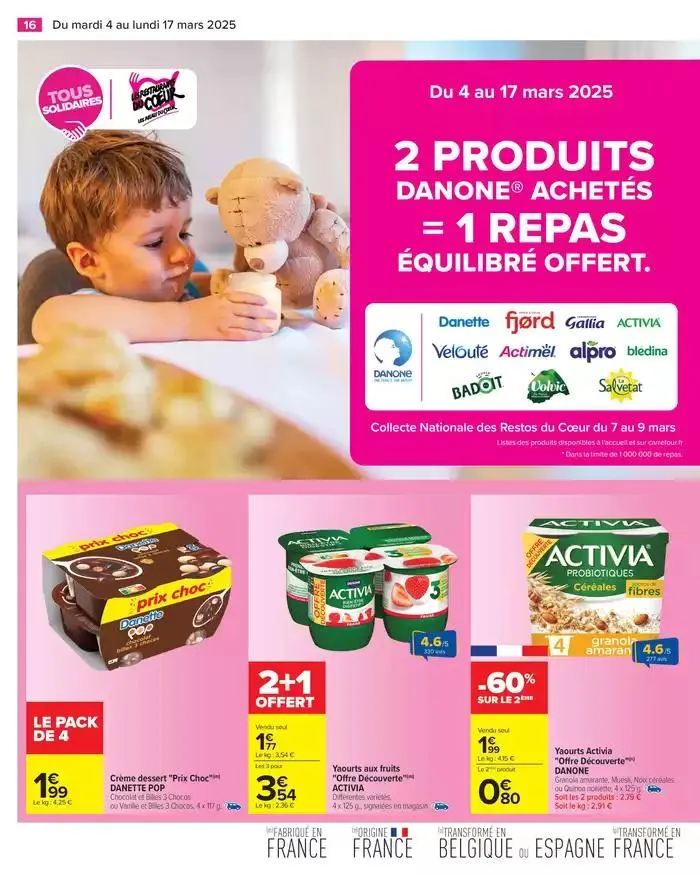 PRODUITS LAITIERS & VÉGÉTAUX du 4 mars au 17 mars 2025 - Catalogue page 18