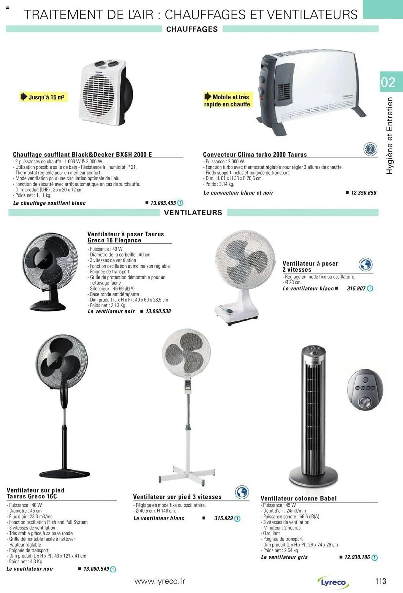 Catalogue Lyreco du 15 mai au 31 décembre 2023 - Catalogue page 113