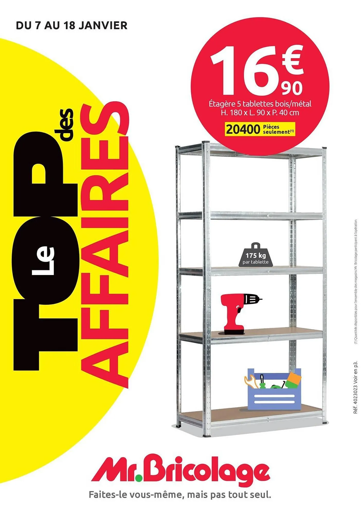 Catalogue Mr Bricolage du 8 janvier au 18 janvier 2026 - Catalogue page 1