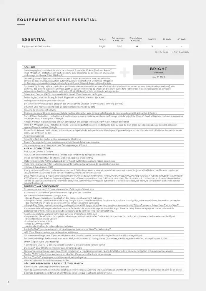 VOLVO XC60 du 7 janvier au 31 décembre 2025 - Catalogue page 6