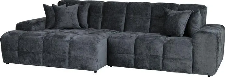 JACOB CANAPE ANGLE GAUCHE GRIS PERFECT HARMONY 90