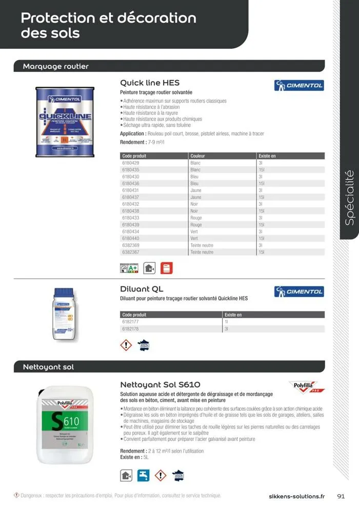 Le catalogue Sikkens Solutions 2023 du 9 mai au 31 décembre 2025 - Catalogue page 91