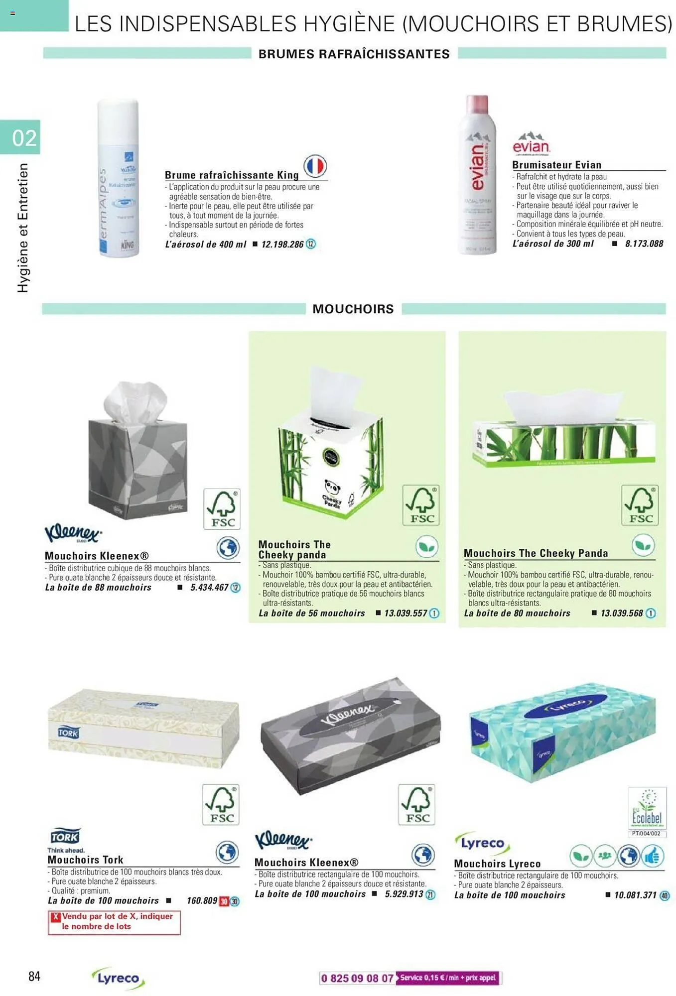 Catalogue Lyreco du 15 mai au 31 décembre 2023 - Catalogue page 84