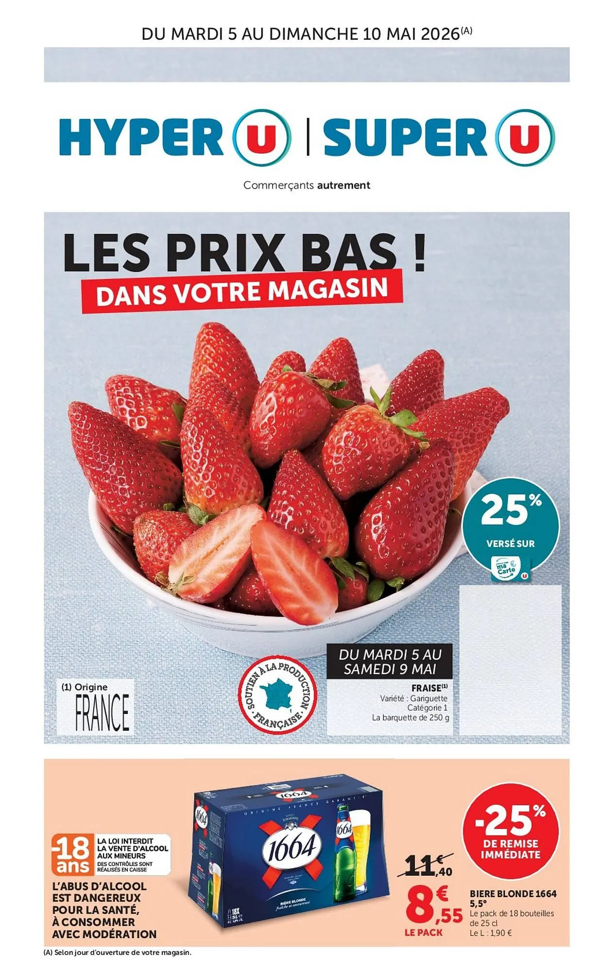Catalogue Super U du 5 mai au 10 mai 2026 - Catalogue page 1