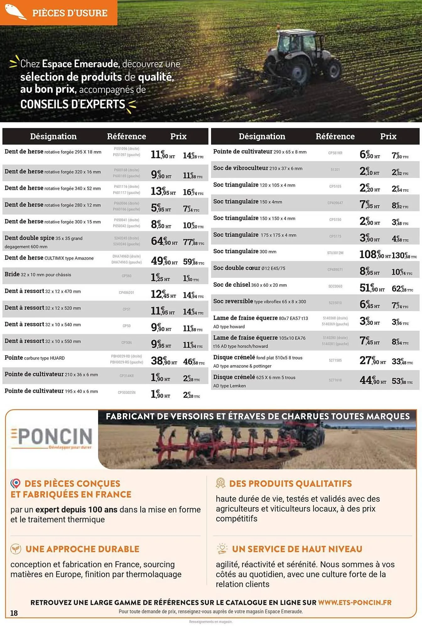 Catalogue Espace emeraude du 9 mars au 18 avril 2026 - Catalogue page 18