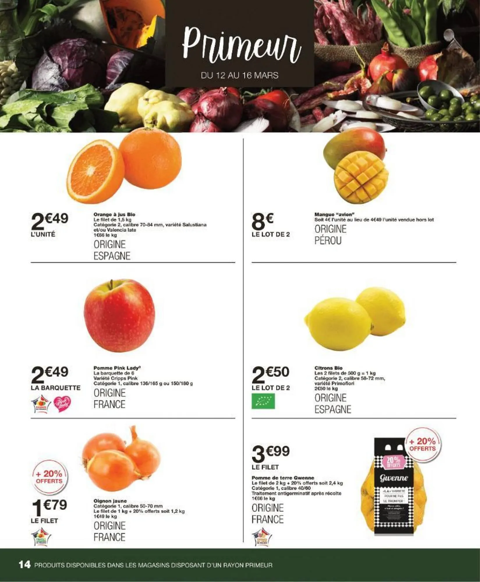 Catalogue Monoprix du 4 mars au 23 mars 2025 - Catalogue page 14