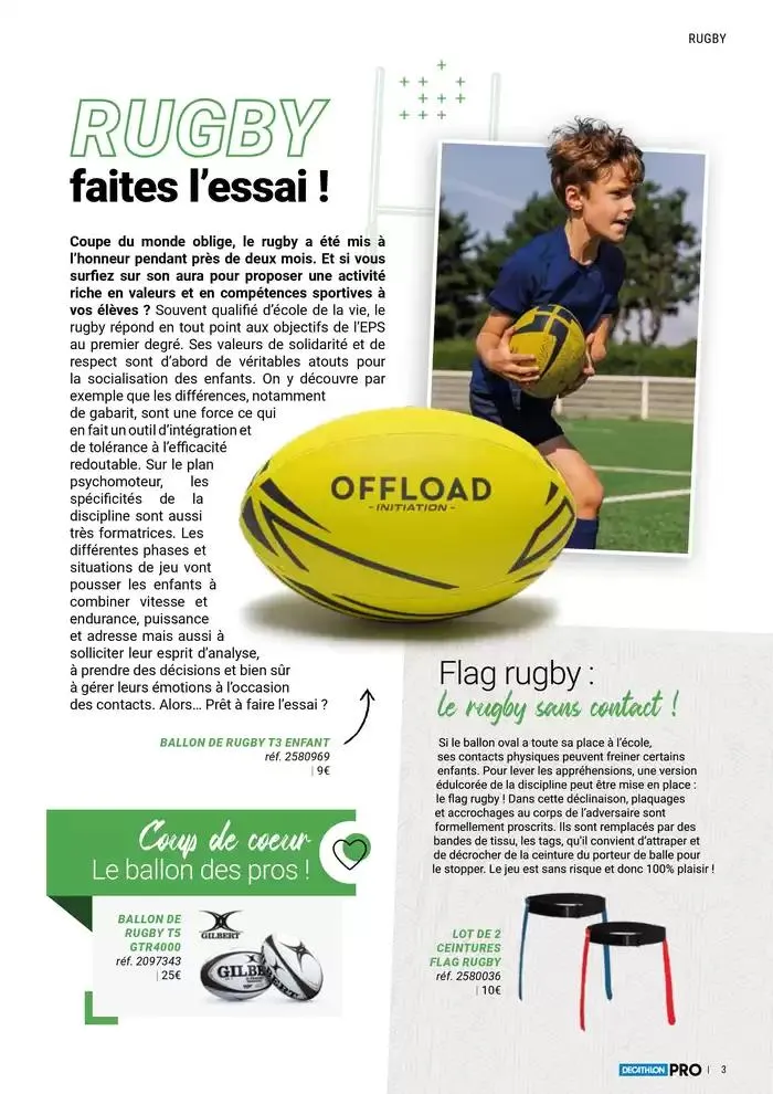 LE GUIDE DU SPORT AU PRIMAIRE du 8 avril au 30 avril 2025 - Catalogue page 3