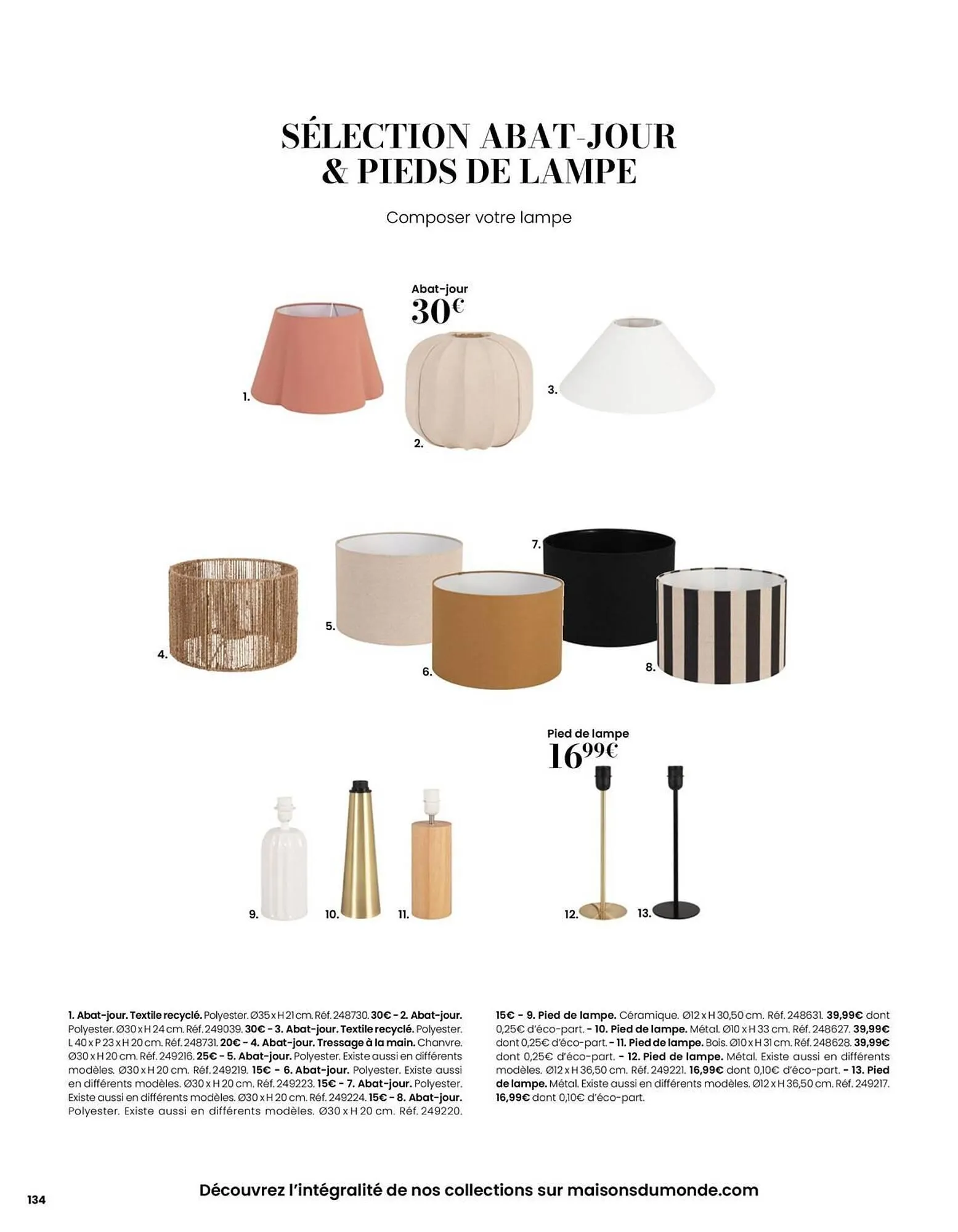 Catalogue Maisons du Monde du 11 décembre au 31 décembre 2025 - Catalogue page 134