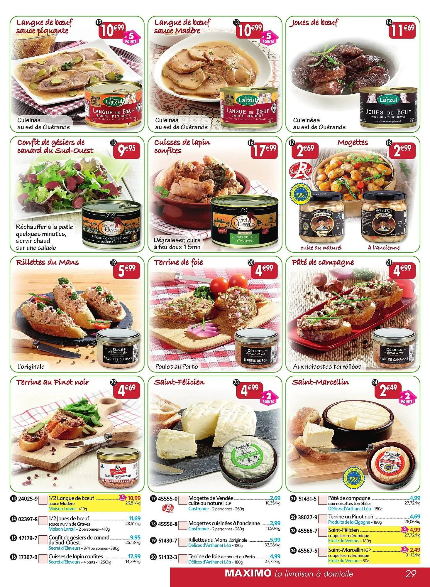 Catalogue Maximo du 30 septembre au 31 octobre 2025 - Catalogue page 29