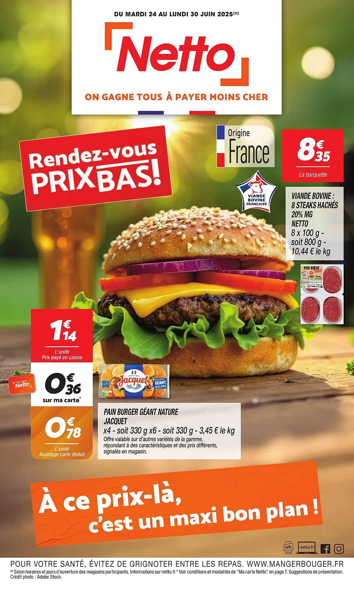 Catalogue Netto du 24 juin au 30 juin 2025 - Catalogue page 1