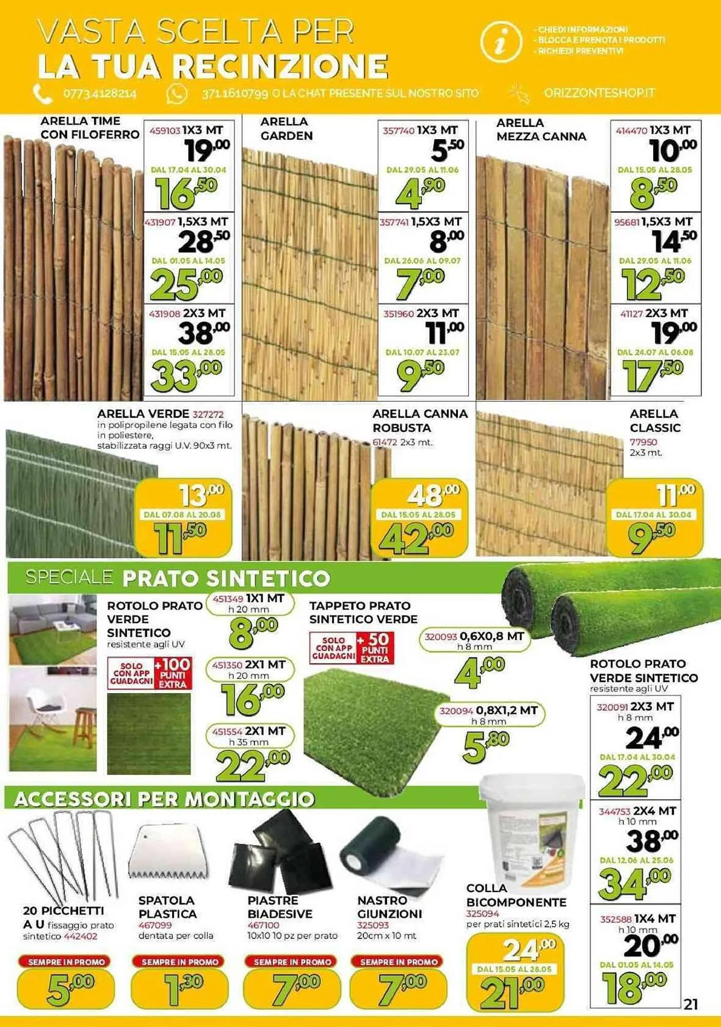 Volantino Orizzonte da 11 aprile a 1 ottobre di 2023 - Pagina del volantino 21