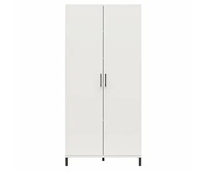 Evolution Vantage White 2-Door Storage Cabinet