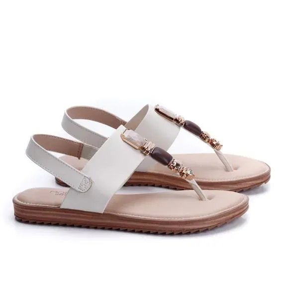 Sandália Rasteira Modare Feminina - BRANCO OFF