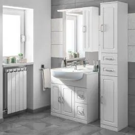 MOBILE PAOLA L 80CM SEMINCASSO BIANCO