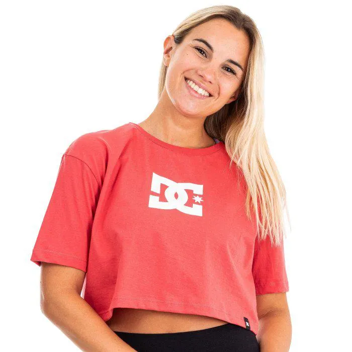 Remera Mc DC Star Crop (Tomate) DC Mujer